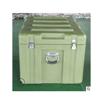 军用战备物资储备箱消防运输箱LLDPE滚塑箱给养箱800*600*500