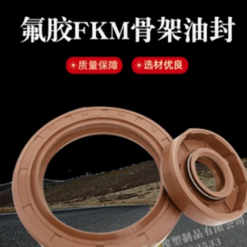 氟胶油封TC密封圈FKM 高温酸碱旋转轴用 油封密封件图1