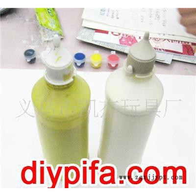 DIY陶瓷彩绘颜料批发 丙烯化颜料 瓶装500ml diy配件