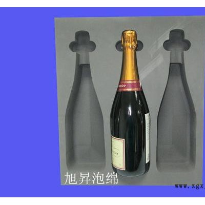 EVA酒瓶内托 旭昇泡绵厂专业EVA 海绵雕刻一次成型 各种海绵EVA冲压 贴合等