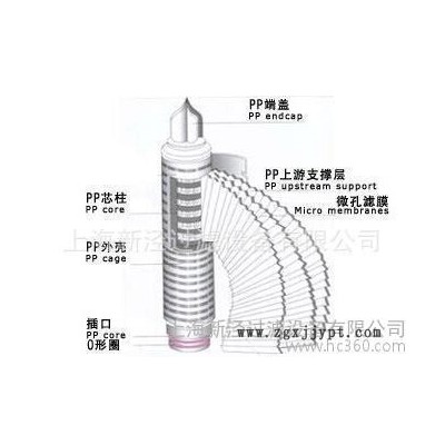 PTFE折叠滤芯，进口聚四氟乙烯折叠滤芯，高温气体除菌