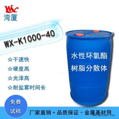 湾厦WX-K1000-40 改性环氧酯树脂分散体 金属底漆钢结构防护户外栏杆漆树脂