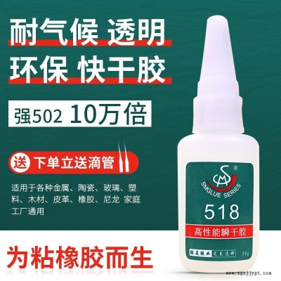 橡胶密封圈专用胶 密封条密封圈橡胶胶条胶水 胜美牌518 粘橡胶用的胶水 环保 强力 快干图1