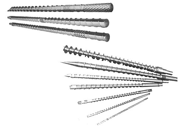 塑料机械配件_注塑机螺杆种类_65熔喷布机单螺杆