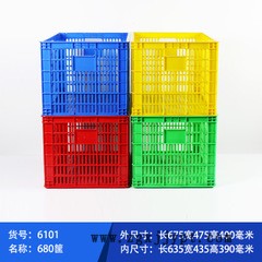云峰320-120塑料周转箱 hdpe注塑塑料工具箱 小号零件收纳整理箱示例图5