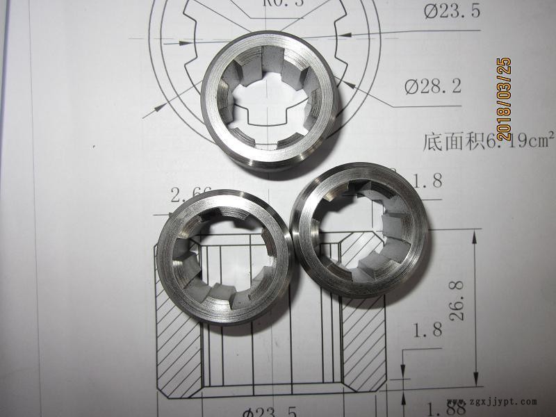 加工定制粉末冶金花键套示例图3