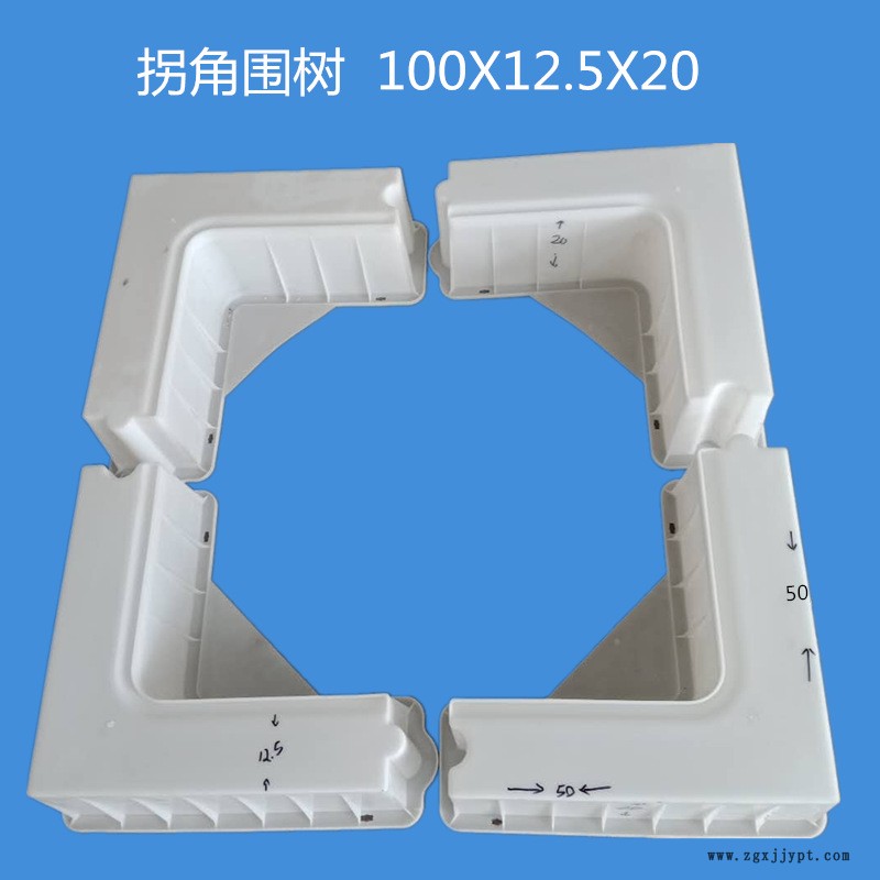 斜角 围树塑模 市政道路水泥块专用模具混泥土水泥预制品模具示例图1