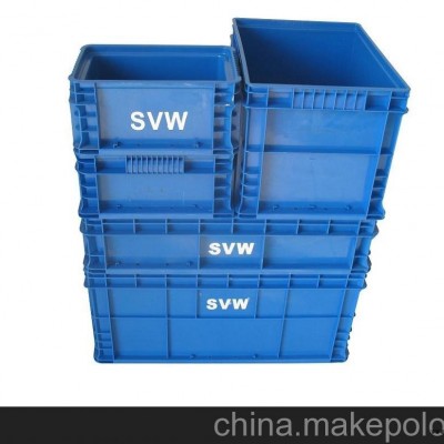 供应上海塑料物流箱EUA B多型可堆放周转箱生产直销