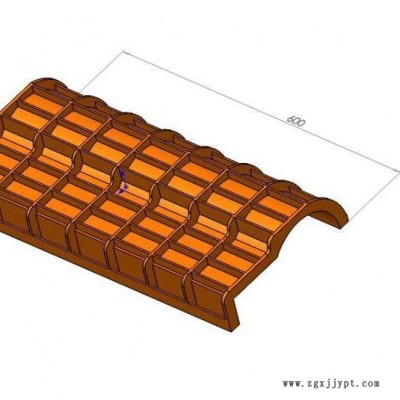 天艺模具高323*500毫米长挑檐桁模具  古建模具 塑料模具图3