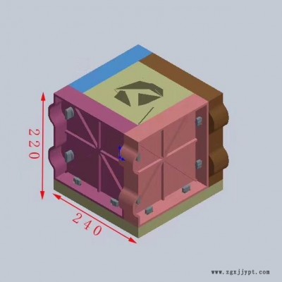 天艺模具  仿古墙帽文斗模具    塑料文斗模具图3