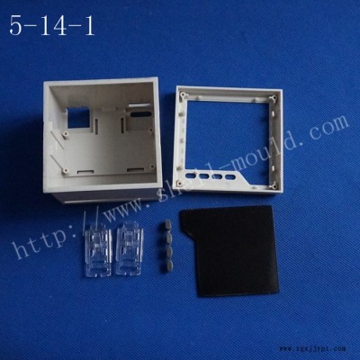 余姚模具厂直销 柜装仪表壳 数显面框 电子型外壳 5-14-1：97.8X97.8X74.7仪表壳体 控制盒 塑料模具