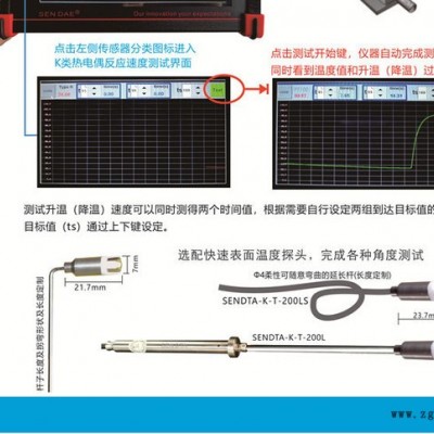 【圣高】多年厂家定制多种模具升（降）温速度测量仪模具升温降温速度测试仪 炉温升温速度测试仪