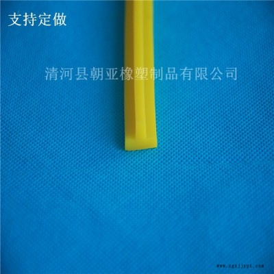黄色硅胶T型防水耐磨损防尘防火密封条