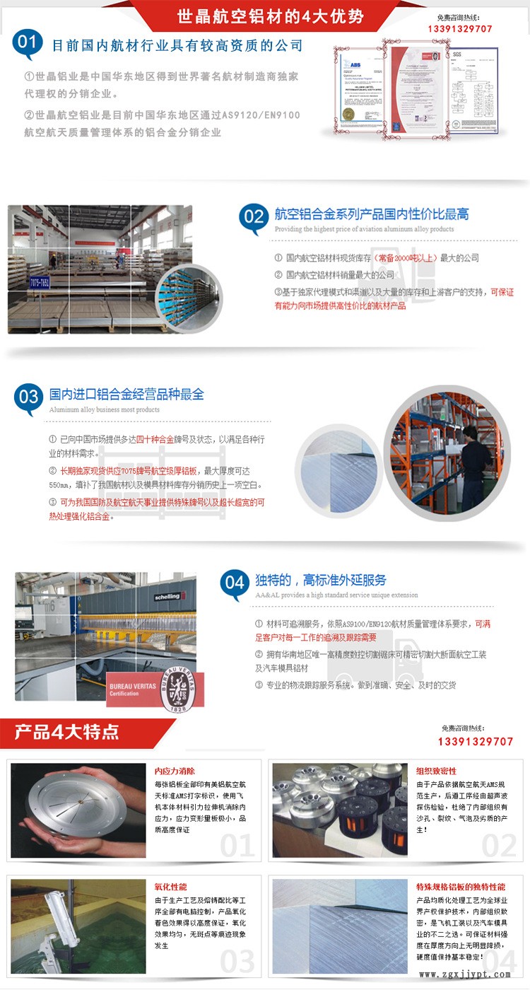 专业销售德国爱励WELDURAL铝合金 去应力WELDURAL塑料模具铝板示例图5