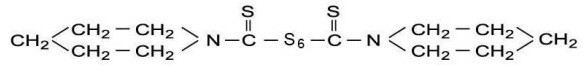 鹤壁荣欣促进剂DPTT（TRA）化学名称:六硫化双五甲撑秋兰姆示例图3
