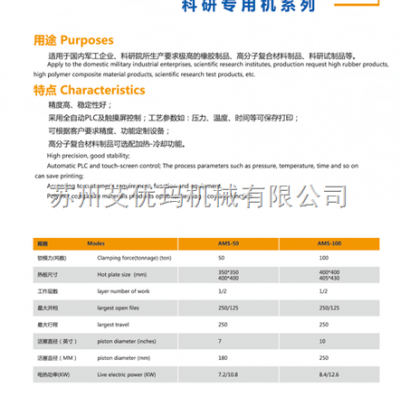 50吨用双层平板硫化机图2