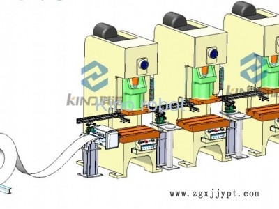 液压机自动化生产线 多台冲床连杆机械手示例图1