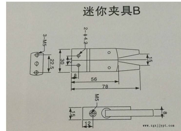 注塑机机械手迷你夹具 MINI-B示例图3